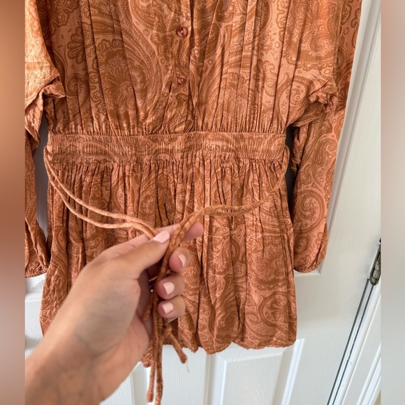 Amuse Society Terracotta Paisley Dress - Picture 5 of 6